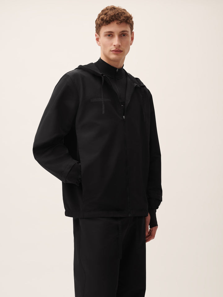Men's (gaia)PLNT Nylon Jacket—Black