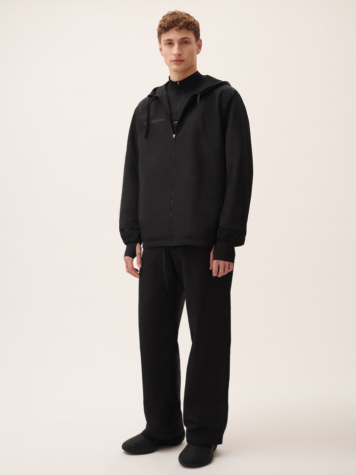 Men's (gaia)PLNT Nylon Jacket—Black