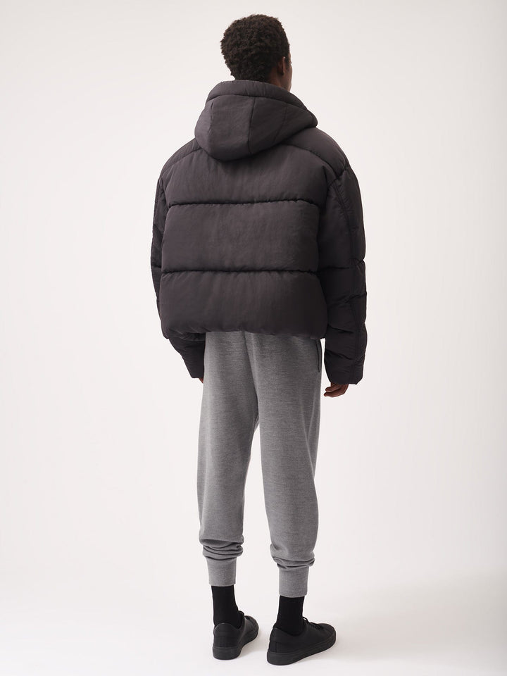 Mens DNA Regenerative Merino Wool Track Pants—grey marl