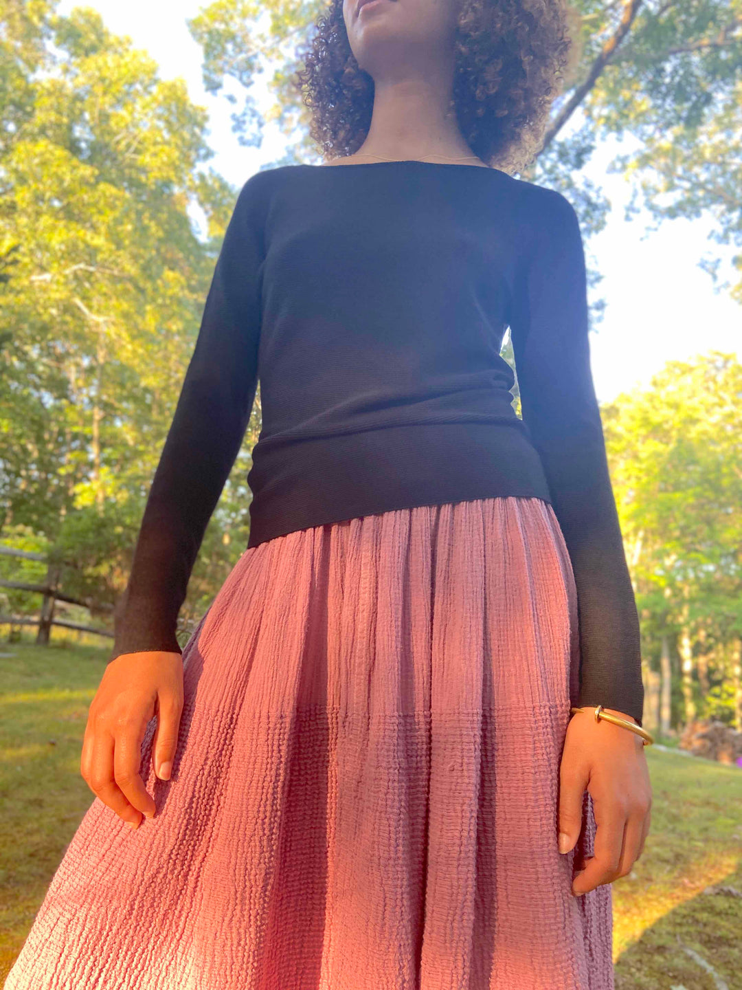 Meron, ballet neck pullover