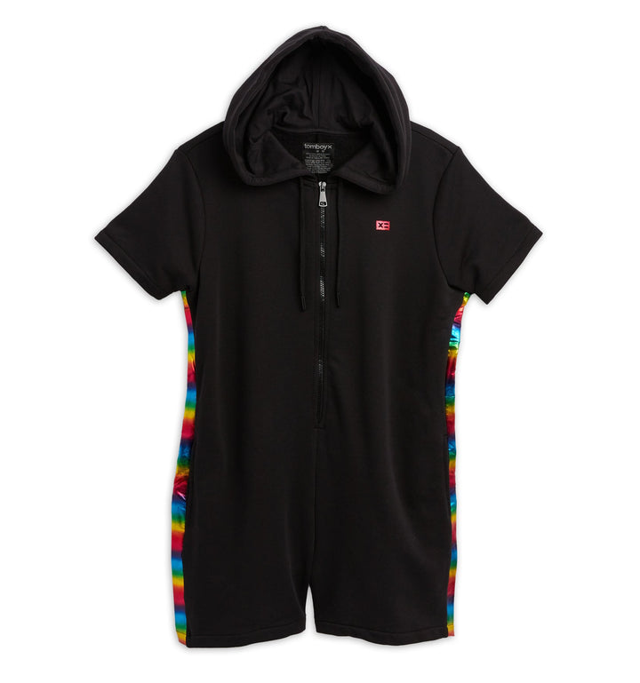 Anywhere Romper - Metallic Rainbow