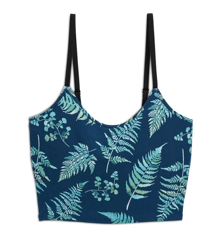 Longline Bra Top - TENCEL™  Modal Botanical