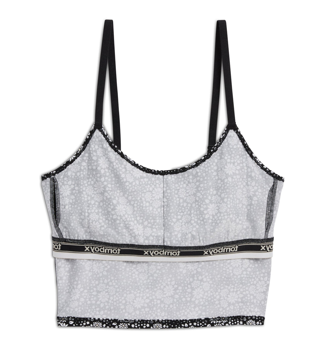 Longline Bra Top - TENCEL™  Modal Petal Pizzazz