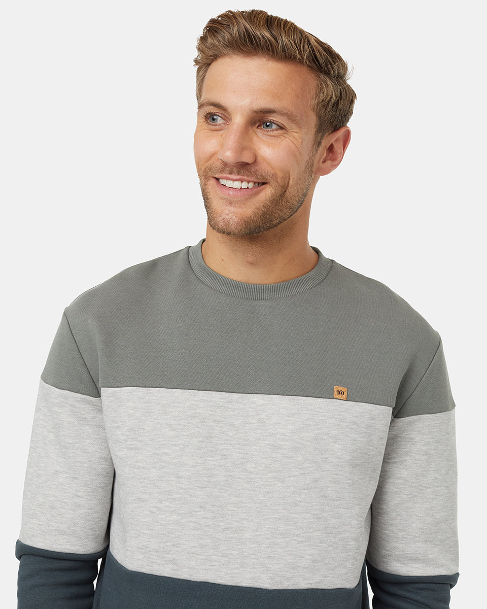 TreeFleece Blocked Classic Crew