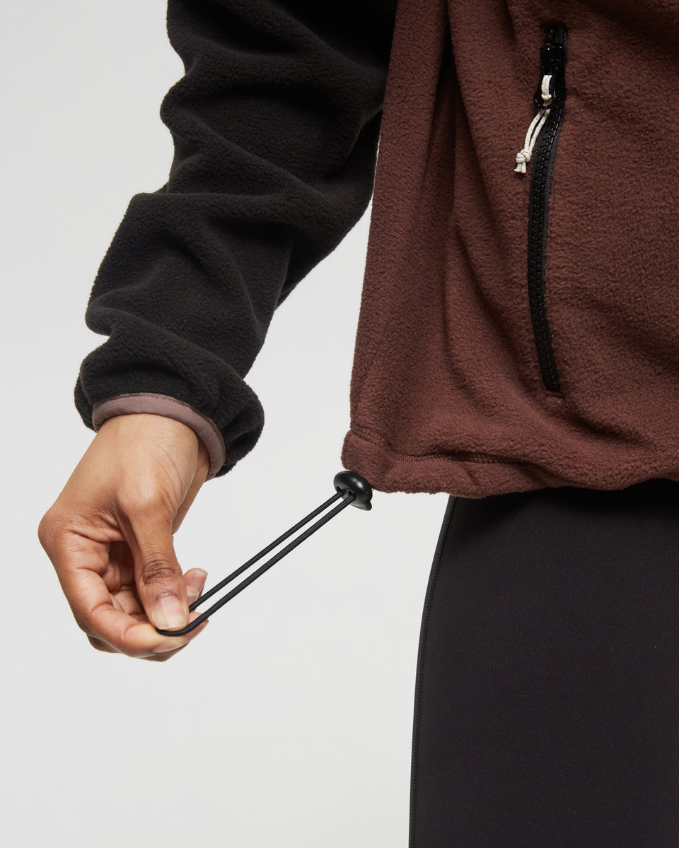 Recycled MicroFleece Contrast 1/4 Zip