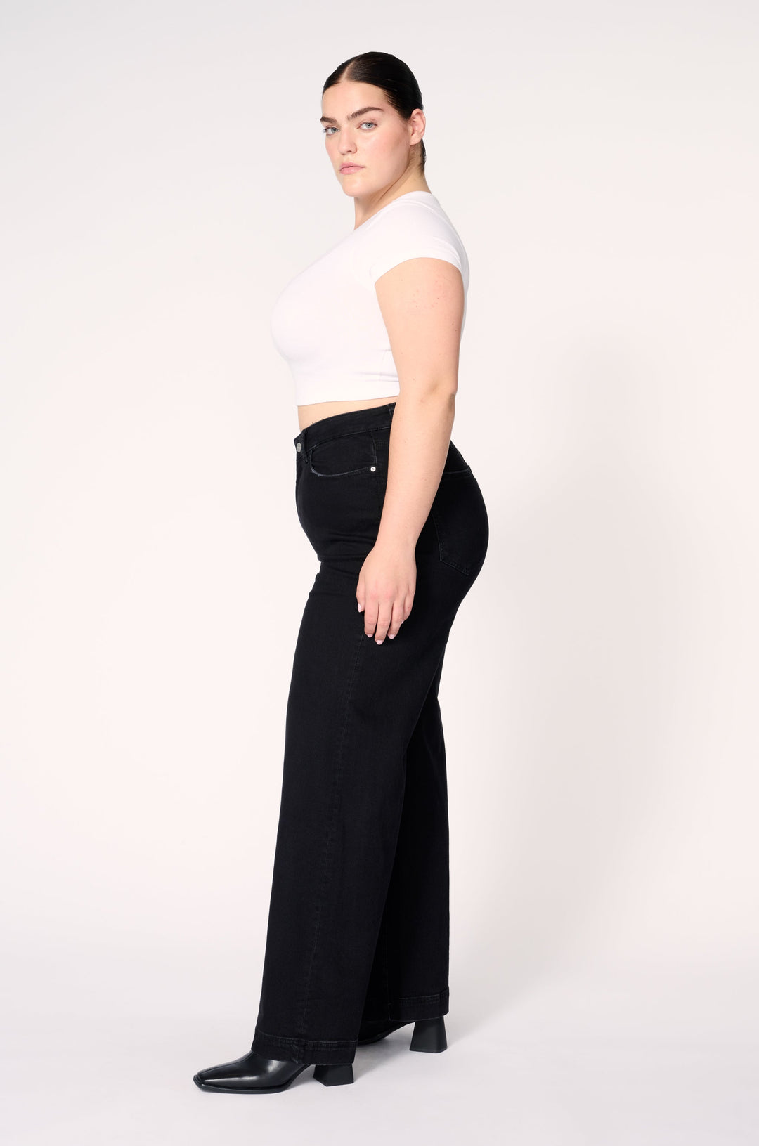 NCE PLUS - WIDE LEG JEANS | INKWELL