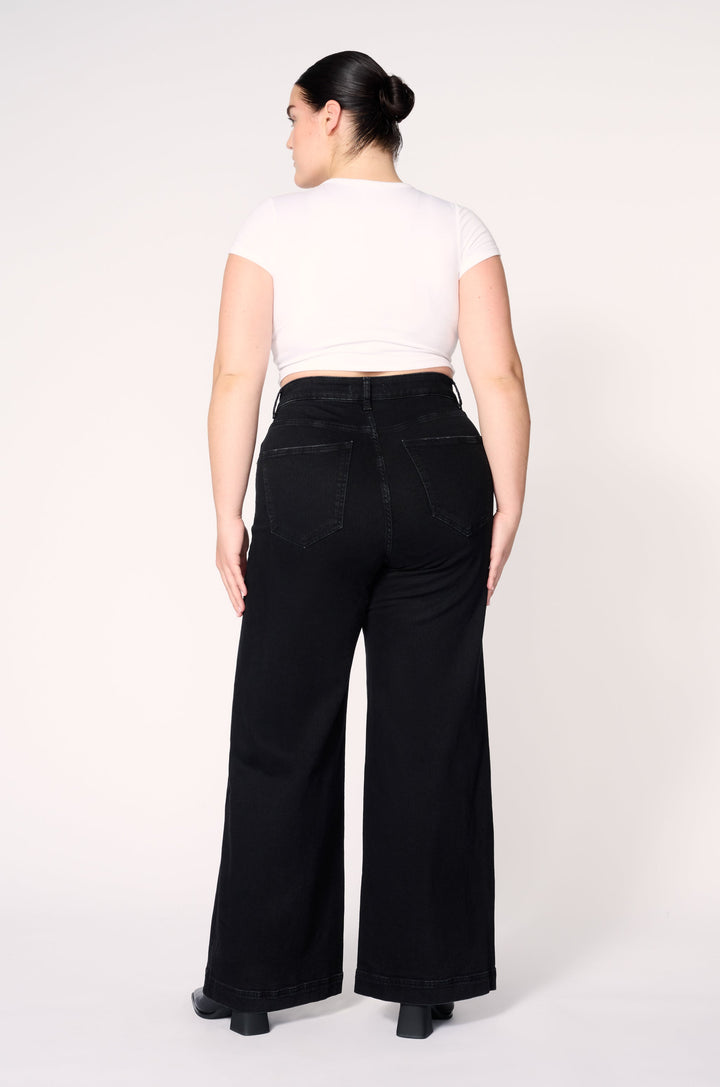 NCE PLUS - WIDE LEG JEANS | INKWELL