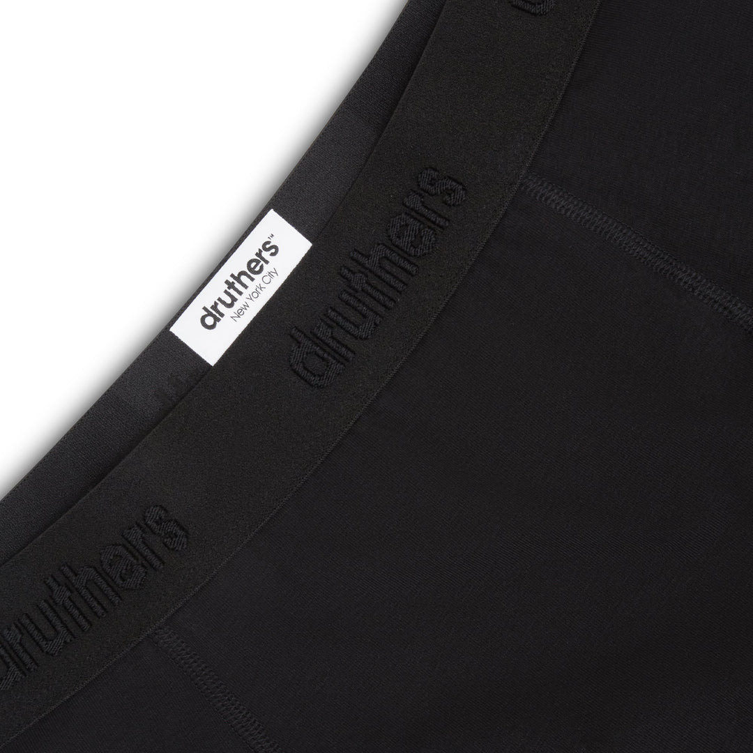 Organic Cotton Boxer Briefs - Black
