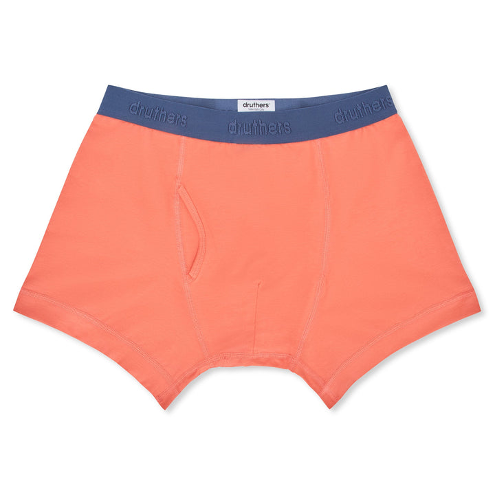 Organic Cotton Boxer Briefs - Burnt Sienna