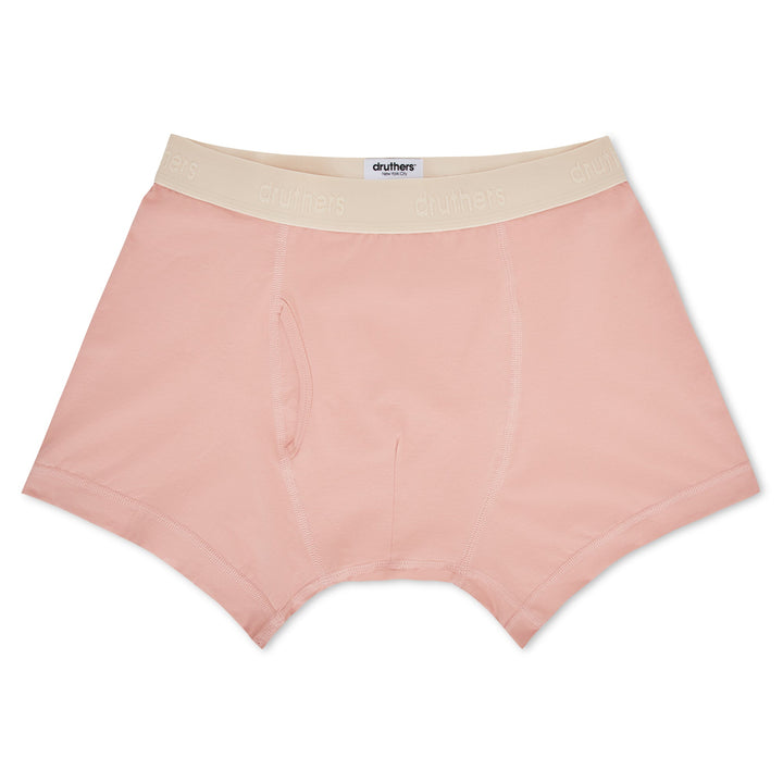 Organic Cotton Boxer Briefs - Dusty Pink