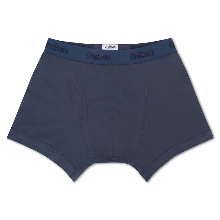 Organic Cotton Boxer Briefs - Dark Navy
