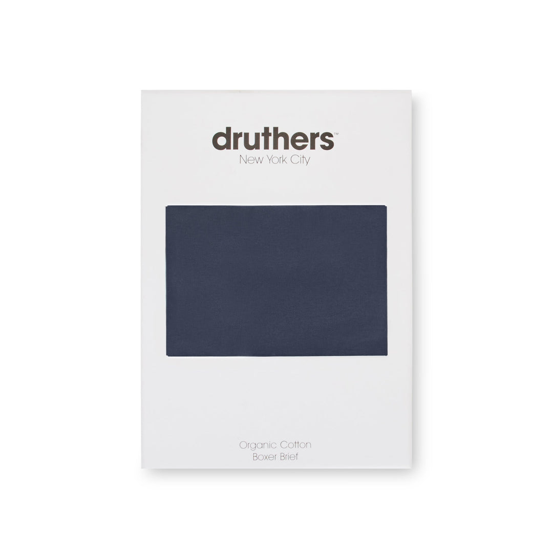 Organic Cotton Boxer Briefs - Dark Navy