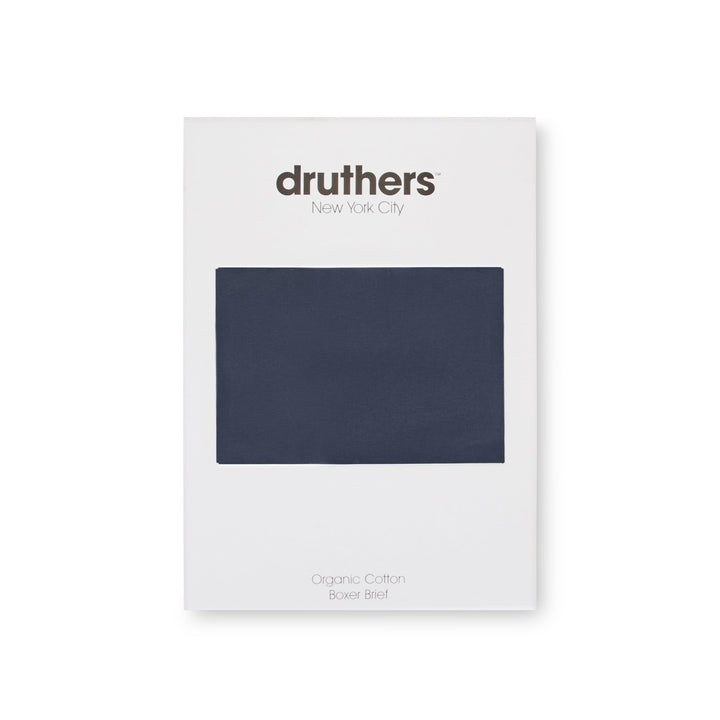 Organic Cotton Boxer Briefs - Dark Navy
