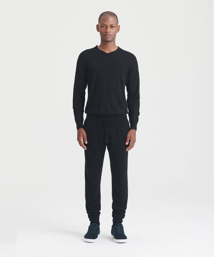 Super Fine Cashmere Long Sleeve V-Neck