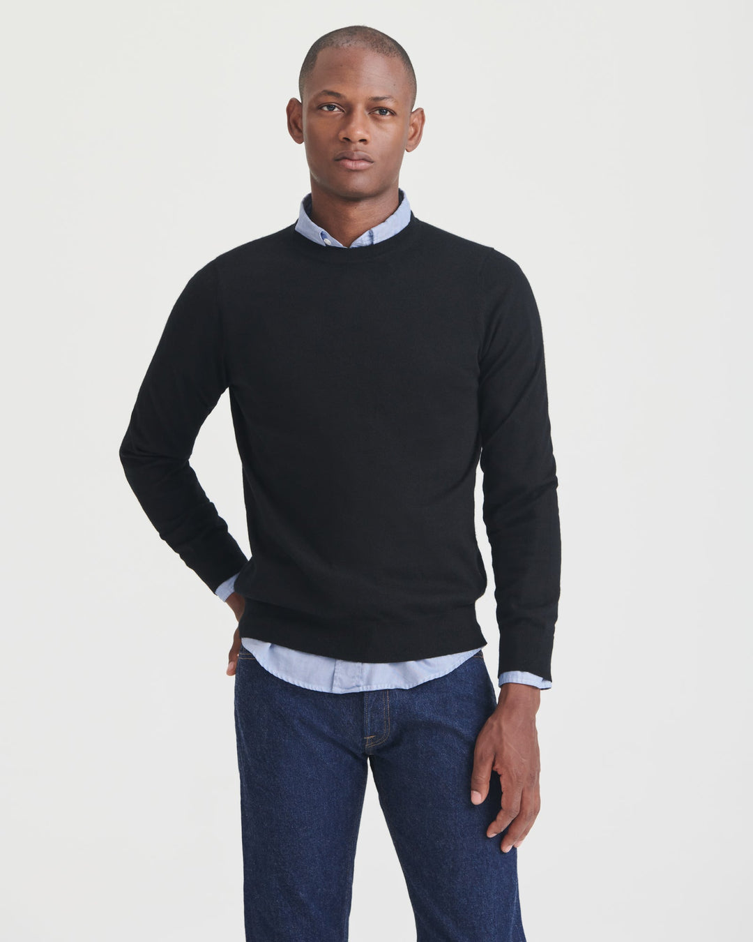 Super Fine Cashmere Long Sleeve Crewneck