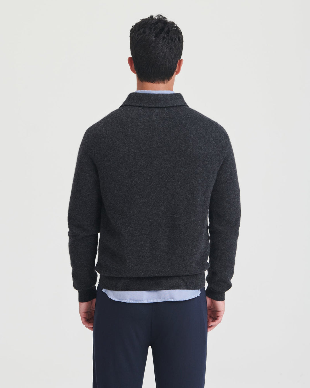 Signature Cashmere Long Sleeve Polo