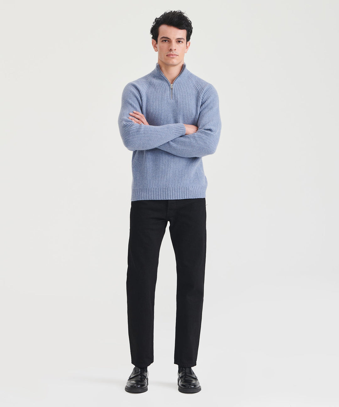Luxe Cashmere Fisherman Quarter Zip
