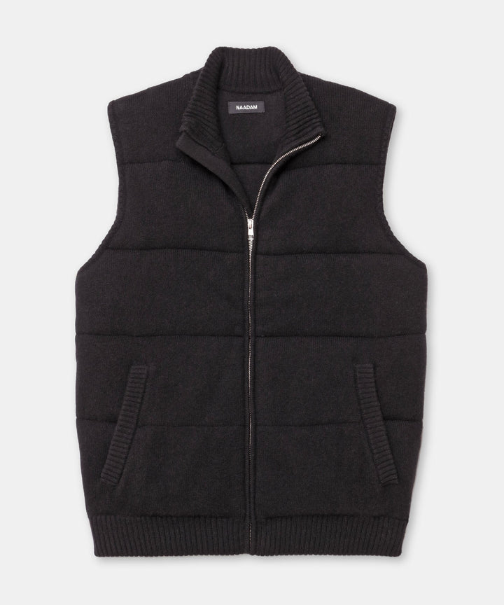 Merino Cashmere Puffer Vest