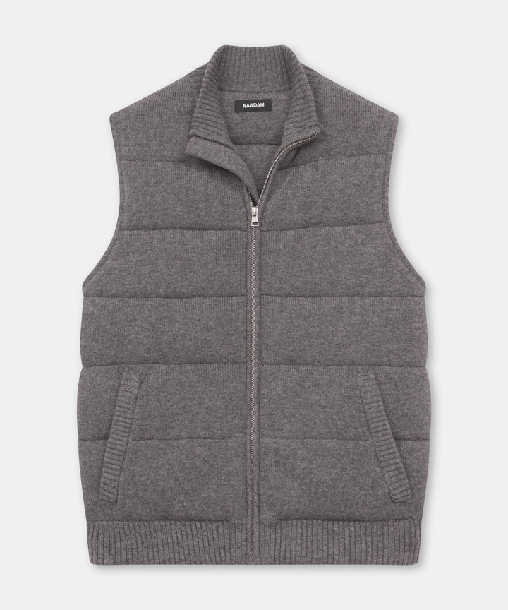 Merino Cashmere Puffer Vest