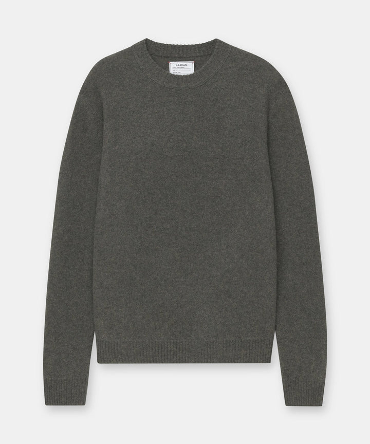 Lightweight Reversible Cashmere Crewneck
