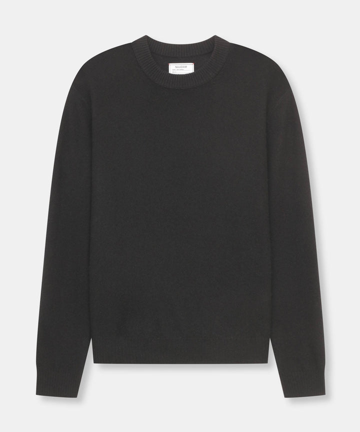 Lightweight Reversible Cashmere Crewneck