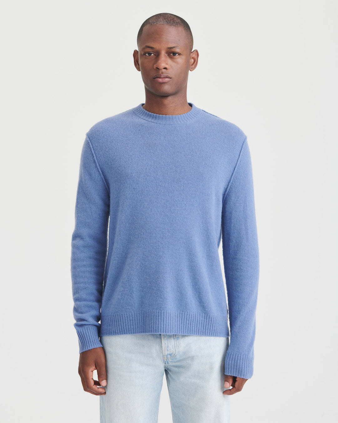Lightweight Reversible Cashmere Crewneck