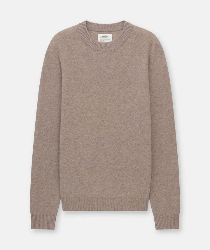 Lightweight Reversible Cashmere Crewneck