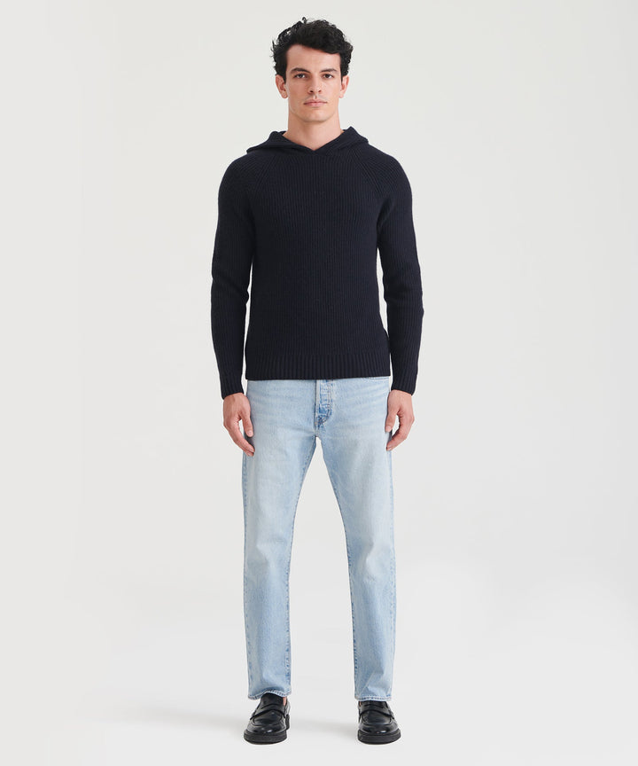 Luxe Cashmere Fisherman Hoodie