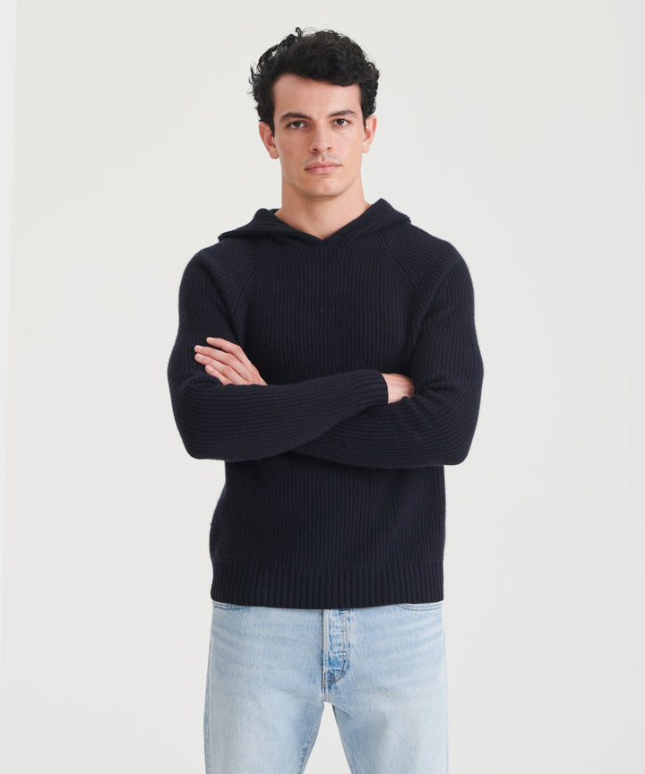 Luxe Cashmere Fisherman Hoodie