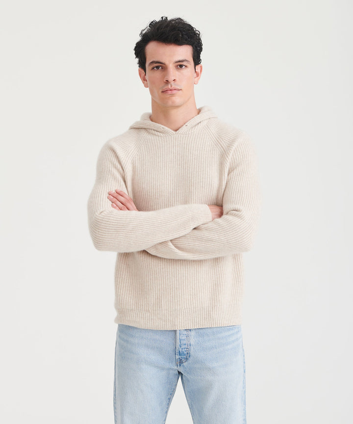 Luxe Cashmere Fisherman Hoodie