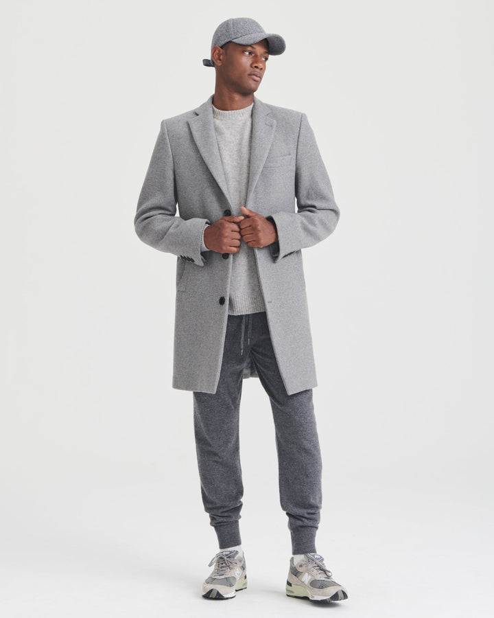 Reclaimed Cashmere Tailored Coat