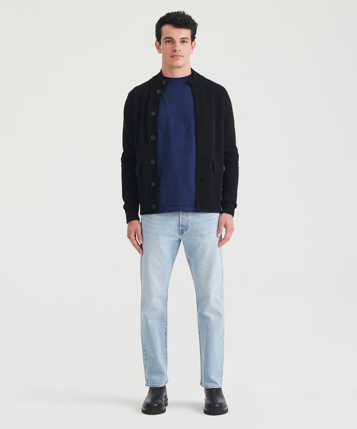 Luxe Cashmere High Neck Cardigan