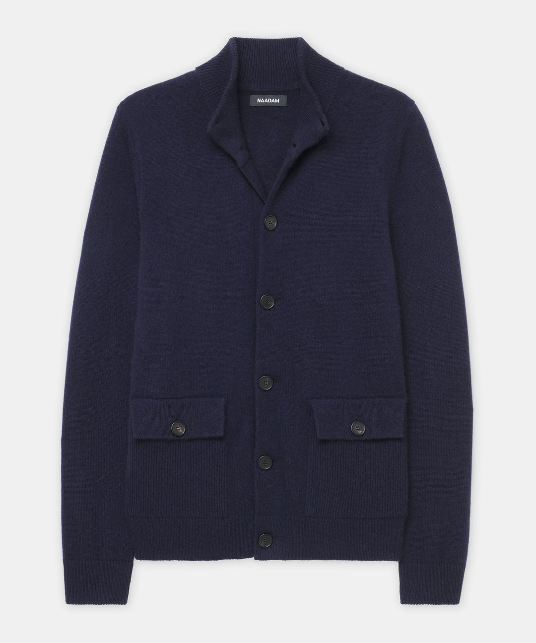 Luxe Cashmere High Neck Cardigan