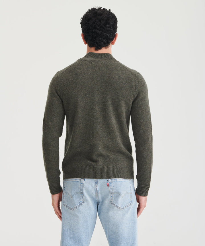 Luxe Cashmere High Neck Cardigan
