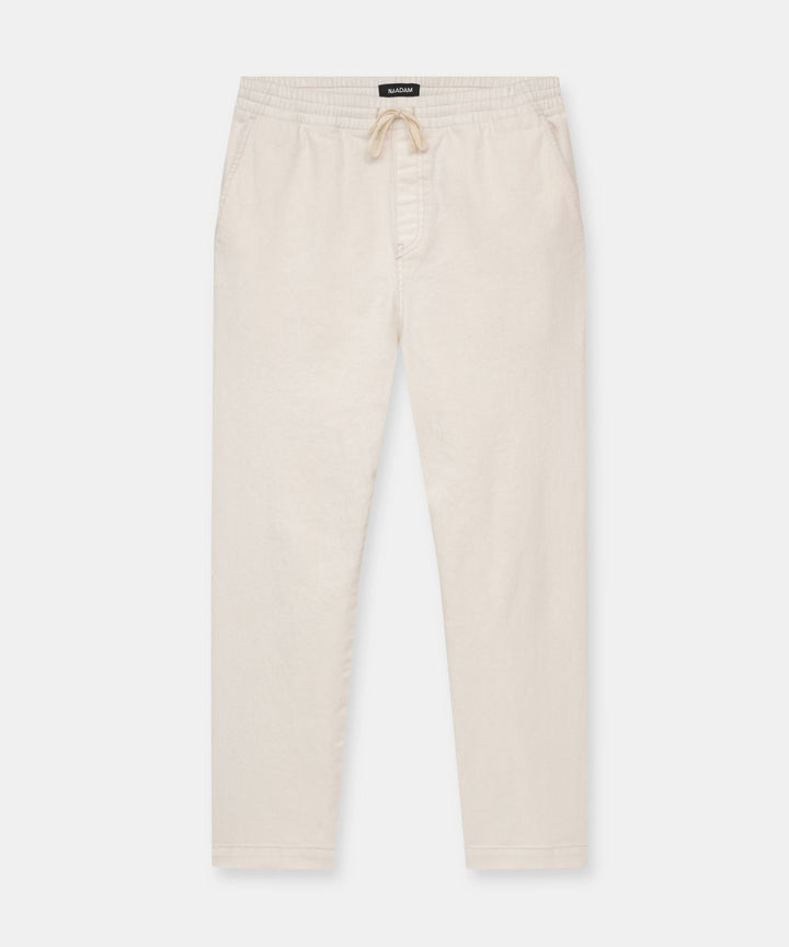 Soft Denim Drawstring Pant