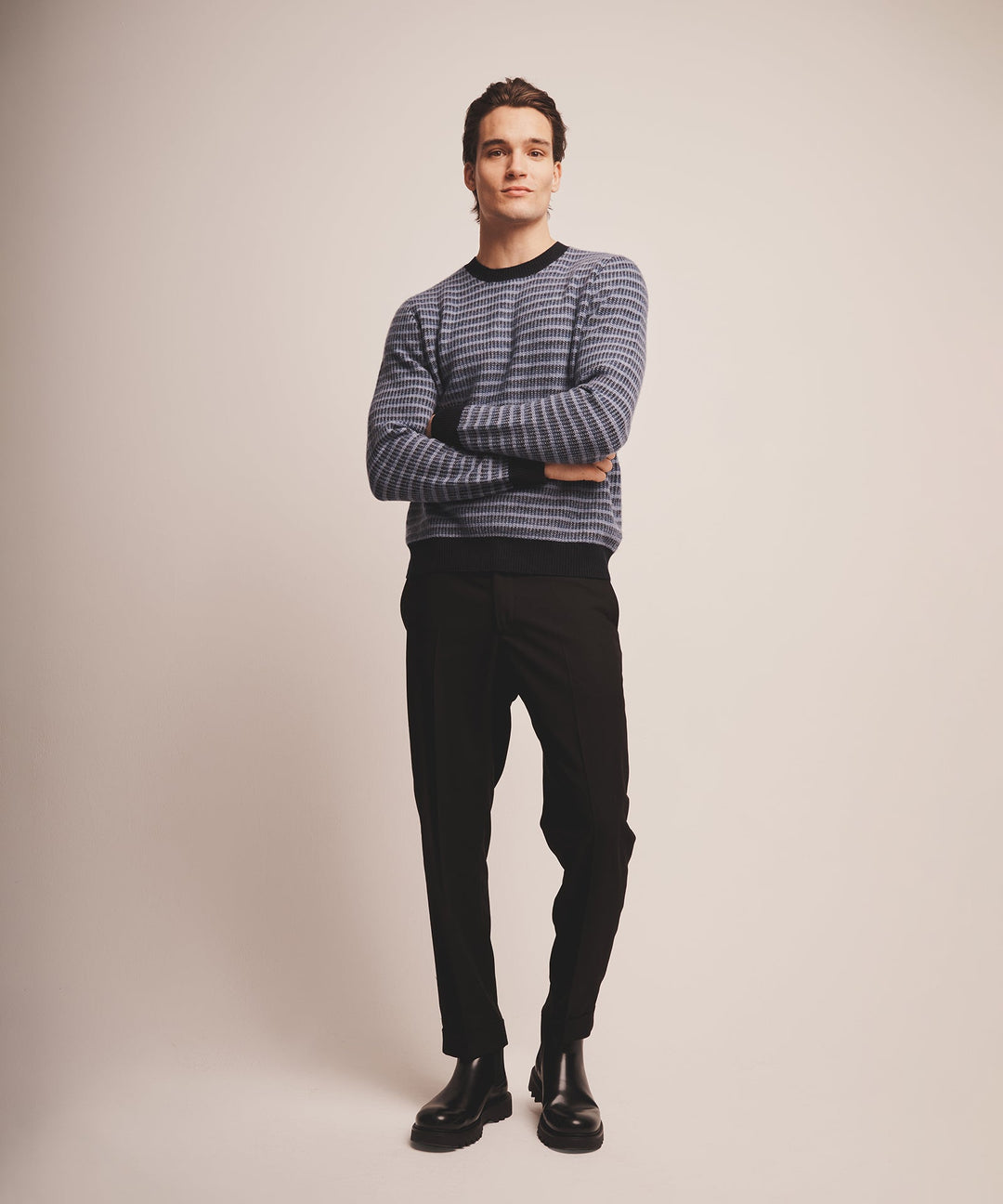 Signature Cashmere Novelty Crewneck Sweater