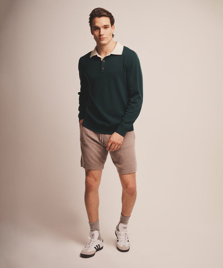 Signature Cashmere Rugby Polo