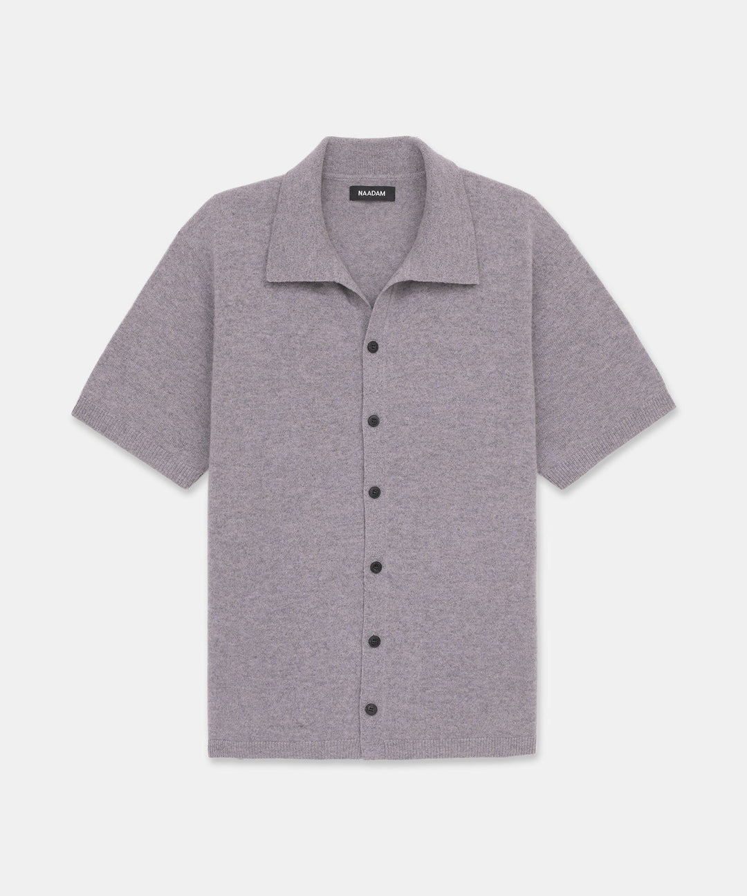 Signature Cashmere Short Sleeve Button Down