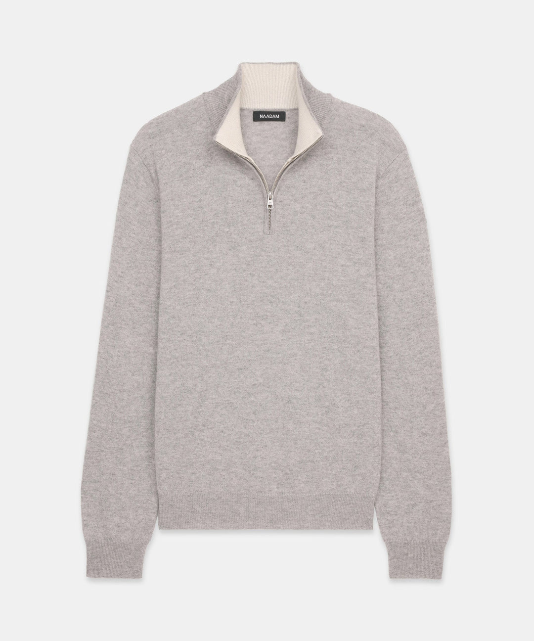 Signature Cashmere Color Blocked Quarter Zip
