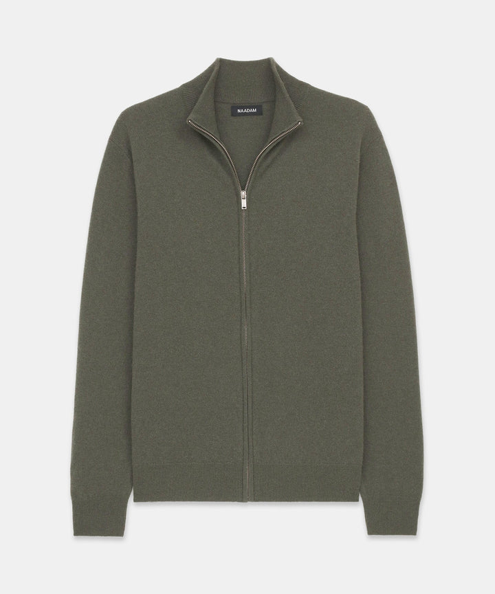 Signature Cashmere Full Zip Sweater