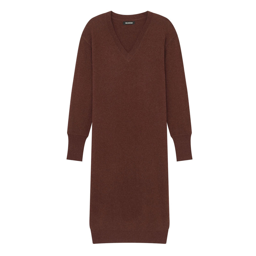 Signature Cashmere V-Neck Dress