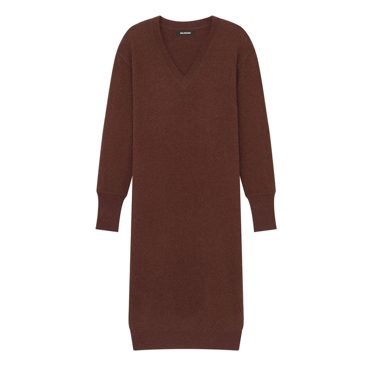 Signature Cashmere V-Neck Dress
