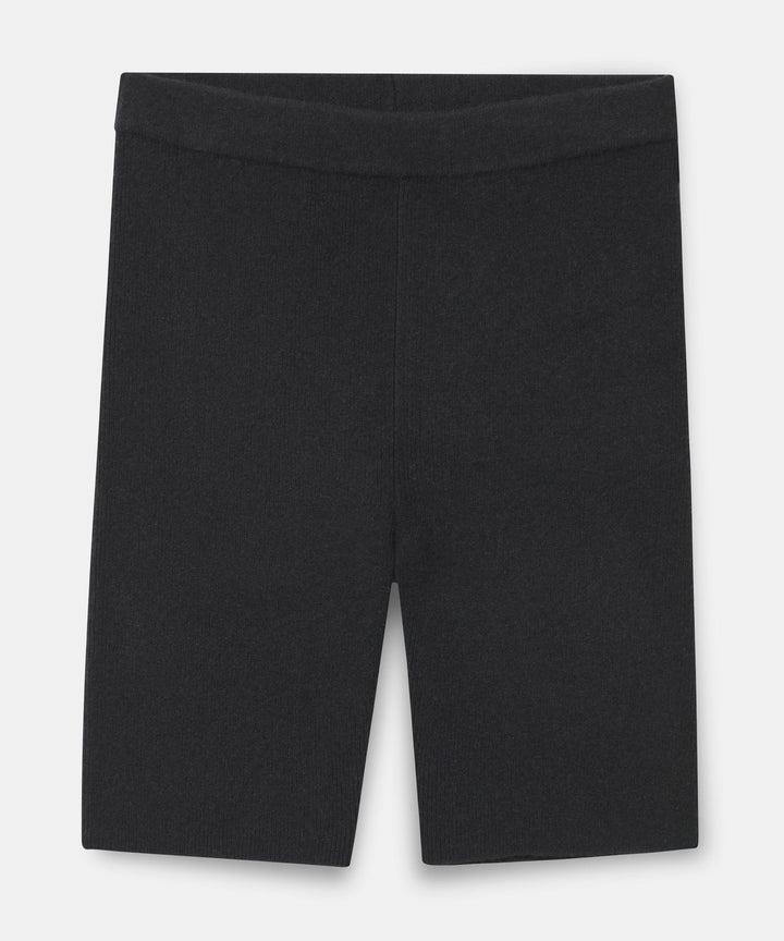 Recycled Cashmere Ribbed Biker Short