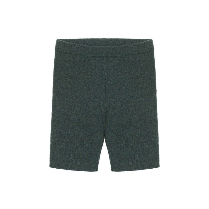 Recycled Cashmere Ribbed Biker Short