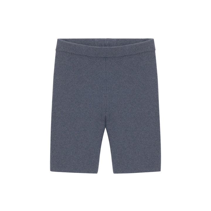 Recycled Cashmere Ribbed Biker Short
