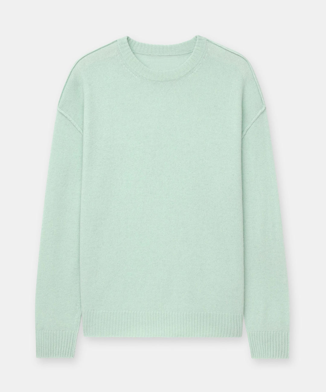 Lightweight Reversible Cashmere Crewneck Sweater