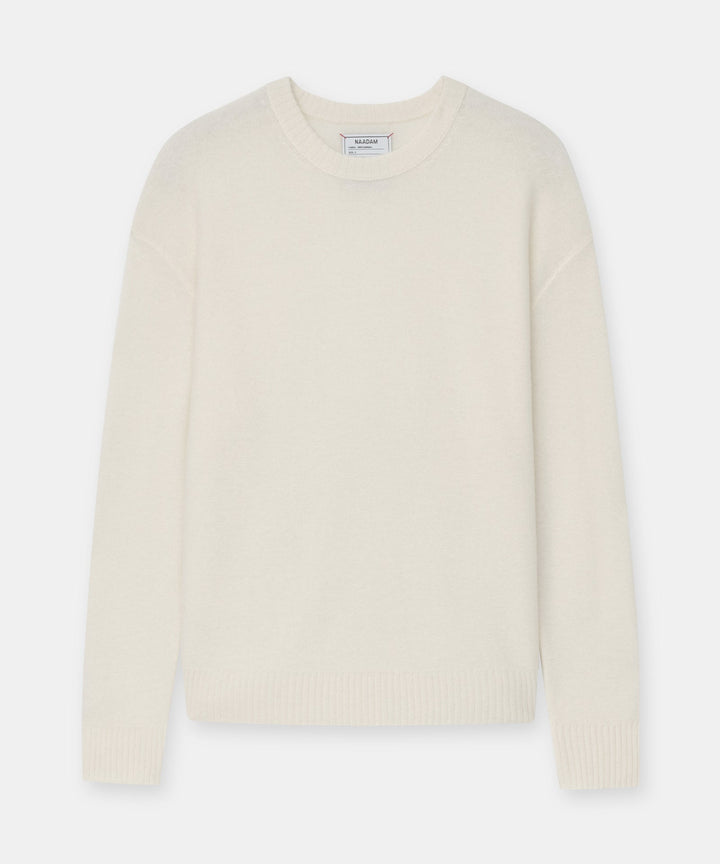 Lightweight Reversible Cashmere Crewneck Sweater