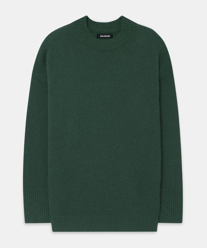 Luxe Cashmere Oversized Crewneck Sweater