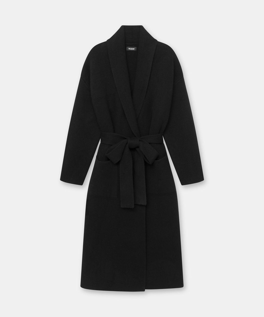 Luxe Merino Cashmere Tie Waist Coat
