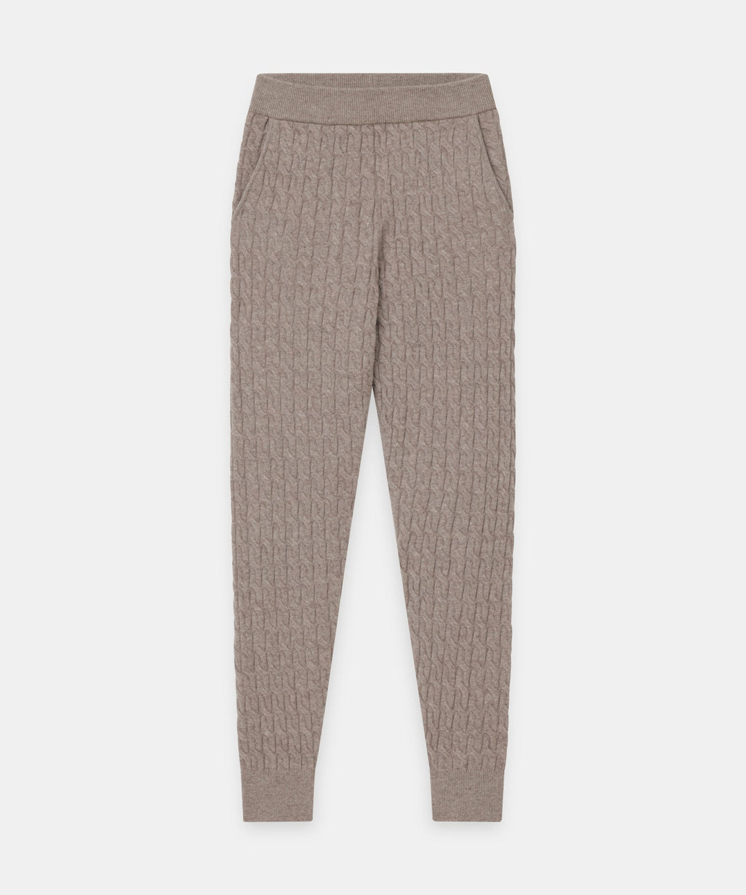 Cashmere Cable Knit Jogger